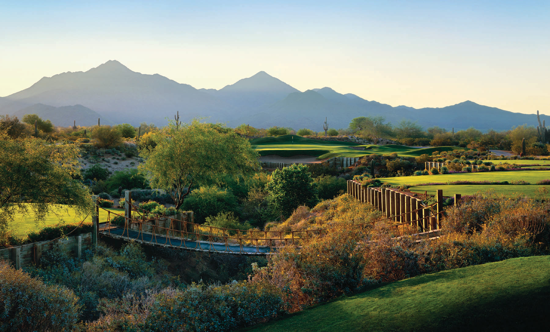 Talon Course No. 11: “Swinging Bridge” Shines at Sunrise and Sunset