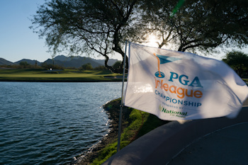 SCOTTSDALE, AZ - OCTOBER 11: Signage during a practice round for the 2019 PGA Jr. League Championship presented by National Car Rental held at the Grayhawk Golf Club on October 11, 2019 in Scottsdale, Arizona. (Photo by Darren Carroll/PGA of America)