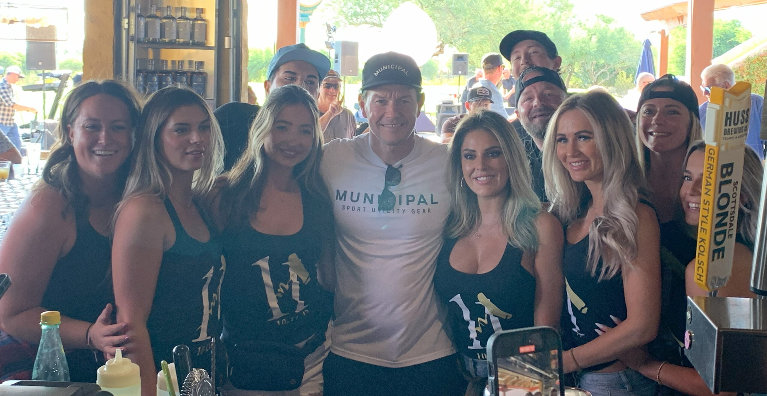 Mark Wahlberg Pours the First Shot at Izzy’s Party